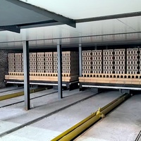 Four tunnel pour la cuisson des briques d'argile, four tunnel automatique pour la fabrication de briques, machine à briques, machine à blocs