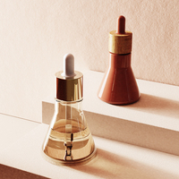 Bouteille conique élégante bouteille d'emballage cosmétique 30ml super grande capacité apparence transparente bouteille d'emballage cosmétique