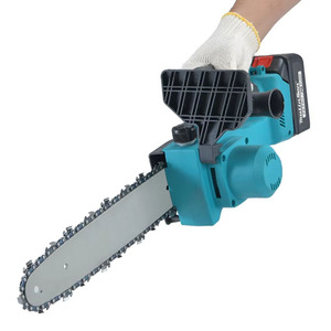 เครื่องเลื่อยโซ่มือเดียวขนาด8นิ้วและ10นิ้วเลื่อยไฟฟ้าไร้สายพร้อมแบตเตอรี่ลิเธียมสูง2ก้อน - Product Image 5