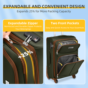 Super Quality Fabric <strong>Trolley</strong> Travel <strong>Suitcase</strong> Luggage Long-distance Travel Luggage Set Iron <strong>Trolley</strong> - Product Image 3