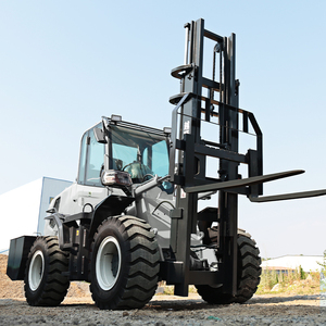 מלגזה דיזל עם העמסה עצמית 2.<span class=keywords><strong>5</strong></span>-<span class=keywords><strong>5</strong></span> טון 4x4 מלגזה לשטח קשה עם תורן תלת-שלבי דגם Powston PTF-50 - Product Image 5