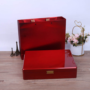 Boîte cadeau en bois rectangulaire, épaisseur 0,9 cm, faite à la main pour le thé ou les produits de santé, origine Shenzhen - Product Image 3