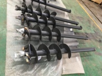 Tarière hydraulique d'excavatrice, foreuse spirale pour trous de poteaux, adaptée aux excavatrices de 1 à 40 tonnes