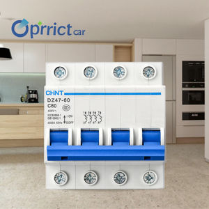 เบรกเกอร์วงจร <span class=keywords><strong>Chint</strong></span> <span class=keywords><strong>DZ47</strong></span>-<span class=keywords><strong>60</strong></span> แบบ C 1P2P3P4P 60A สามเฟส แบบติดราง Din สำหรับใช้ในครัวเรือนขนาดเล็ก 4P MCb - Product Image 6
