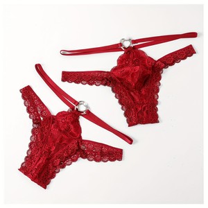 Tanga Sexy de Encaje para Hombre, Ropa Interior de Cintura Baja, Rojo, Nailon y Elastano, Lencería para Parejas - Product Image 4