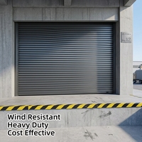 Produits personnalisés, porte à enroulement résistante au vent, à haute résistance, longue durée de vie, insonorisée, pour les kiosques de centre commercial