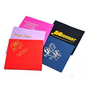 Serviettes de table jetables personnalisées pour restaurant et fête, avec logo imprimé en couleur et estampage à chaud sur papier - Product Image 5