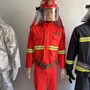 Xujiang Forest Fire Fighting Suit Separable Split Style Heat Insulating Flame Retardant Five Piece Set Wildland Firefighting - Product Image 1