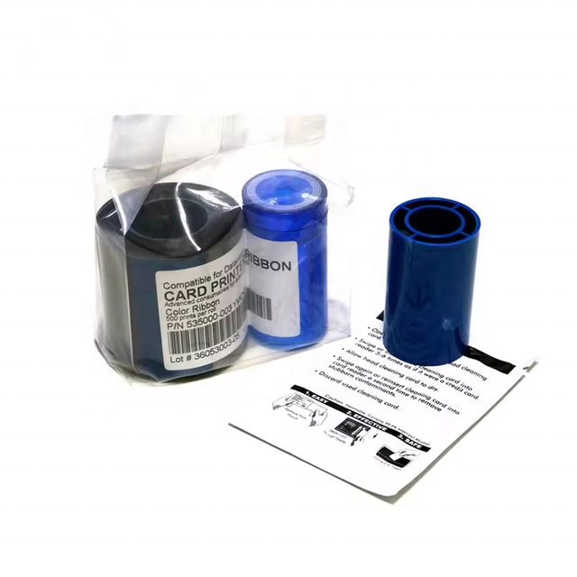 2026 Datacard SD ID Card Printer Ribbon Datacard 534000-003 YMCKT Color Ribbon With Cleaning Kit