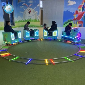 Manège de train de dessin animé pour enfants avec lumières LED pour centre commercial - Product Image 2