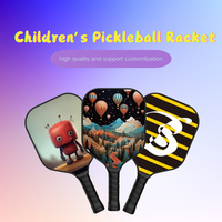 Çocuklar için Cam Elyaf Petek Özlü Yüksek Kaliteli Hafif Pickleball Raketi