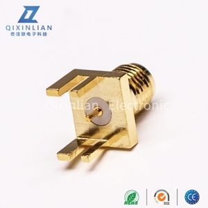 SMA nữ thẳng loại Jack kết nối đồng trục PCB bảng điều chỉnh cạnh gắn kết với thẳng SMA Bảng điều chỉnh gắn kết ăng-ten RF kết nối đồng trục - Product Image 5