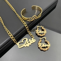 Joyería Personalizada con Nombre, Resistente al Agua, Certificación CE, Chapado en Oro de 18K, Acero Inoxidable, OEM ODM