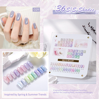 Missgel – Collection de gels pour ongles effet œil de chat, 36 couleurs, sans HEMA ni TPO, 15 ml, longue tenue, pour nail art