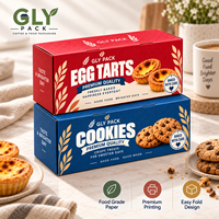Boîte d'emballage de boulangerie personnalisée imprimée, boîte cadeau alimentaire pliable en carton pour biscuits, gâteaux, desserts, pâtisseries à emporter, solution d'emballage