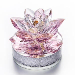 Loto di cristallo brillante per la decorazione di nozze ornamenti di cristallo personalizzati regali aziendali - Product Image 5