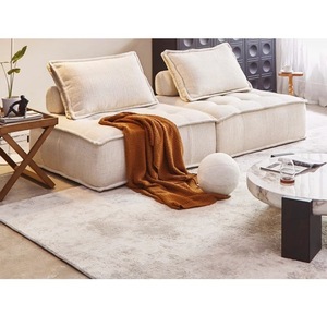 Ensemble de canapés modernes, design modulaire, tissu <span class=keywords><strong>en</strong></span> <span class=keywords><strong>coton</strong></span> et lin, housse amovible, emballage sous vide pour appartement - Product Image 5