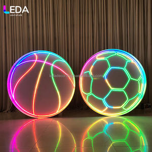 Lettres lumineuses LEDA personnalisées en métal coloré pour football, basketball, marquise, grandes lettres lumineuses pour la décoration de mariage, de fête et d'événements - Product Image 4