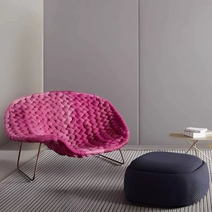 Modern Outdoor Leisure <b>Furniture</b> Patio Stainless Steel <b>String</b> Rope Rocking <b>Garden</b> Chairs - Product Image 3
