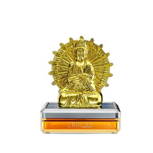 Diffuseur d'air de voiture créatif, sculpture solaire de Bouddha Mille Mains Guanyin, symbole de sagesse, de sérénité, de protection, décoration - Product Image 4