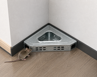 Trampa para Ratones Multi-Captura de Esquina, Trampa Profesional de Metal para Roedores Vivos, para Control de Ratones con Diseño Seguro, Proveedor OEM
