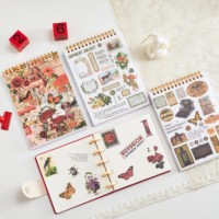 Mignon Merci Autocollants Autocollants Autocollants Anniversaire Joyeux Noël Cadeau Décor Étiquettes Réutilisable Autocollant Livre Vierge