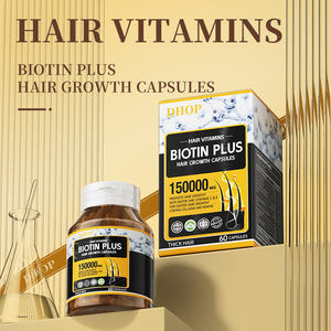 Capsules de biotine OEM, capsules de biotine pures, capsules de biotine en vente chaude pour la croissance des cheveux, pilules pour des cheveux plus épais et plus forts, capsule de biotine - Product Image 2
