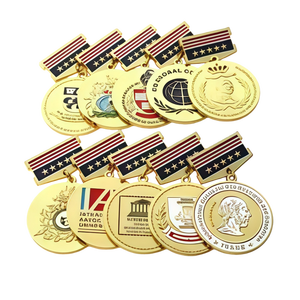 Custom Gold Plated <strong>Metal</strong> Corporate Reward Gift <strong>Medals</strong> Sports-Themed Casting Die Cutting Printing Techniques Round - Product Image 6