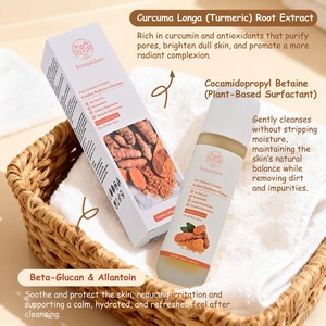 Limpiador Facial de Cúrcuma y Árbol de Té Fermentado para Reducir el Exceso de Grasa, Calmar la Piel Propensa al Acné y Dejar el Rostro Fresco y Equilibrado - Product Image 5