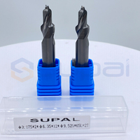 SUPAL personalizado sólido carburo de tungsteno 2 3 4 5 6 flautas paso broca perforación roscado fresa
