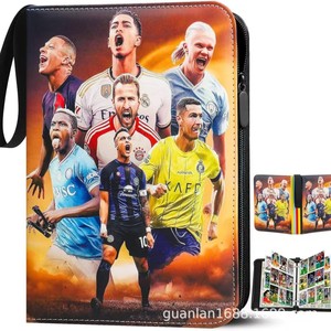 Álbum <span class=keywords><strong>de</strong></span> Tarjetas <span class=keywords><strong>de</strong></span> Papel Personalizado Rectangular para la Copa Mundial <span class=keywords><strong>de</strong></span> Fútbol 2026, FIF4-9, con Cierre y Correa para la Muñeca, Éxito <span class=keywords><strong>de</strong></span> Ventas Transfronterizo - Product Image 3