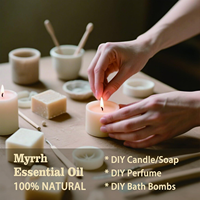 Huile Essentielle de Myrrhe pour Massage, Savon Parfumé à la Myrrhe pour la Maison, Huile Parfumée à la Myrrhe, Brume Chaude pour Linge de Chambre et Douche, Étagère
