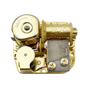 Mouvements de boîte à musique à 18 notes Sankyo Gold, mouvement musical rotatif à remonter (Votre Nom), plusieurs mélodies au choix - Product Image 1
