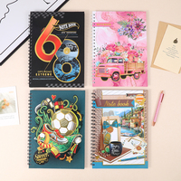 Carnet à spirale A4 avec 100 feuilles pour étudiants - Faible MOQ, livraison rapide - En stock