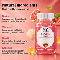 Bonbons électrolytes pour adultes, antioxydants, soutien des cheveux, de la peau et des ongles, collagène, kératine, vitamine C, saveur fraise, OEM, complément alimentaire