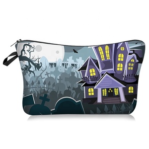 Sacchetto cosmetico del ragno della zucca dolcetto o scherzetto sacchetto di immagazzinaggio della caramella sacchetti di trucco del rossetto della ragazza regalo sveglio della cassa cosmetica della festa di Halloween - Product Image 3