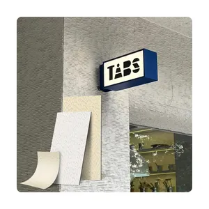 Panel suave de pizarra artificial para decoración MCM de <span class=keywords><strong>piedra</strong></span> de línea ondulada de 980x2780mm a precio de mercado, chapa de azulejo Natural Flexible para revestimiento de paredes - Product Image 1