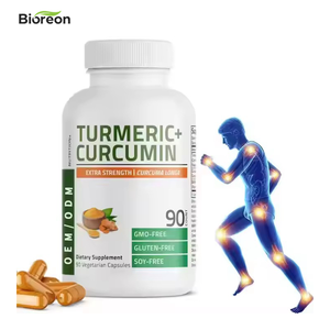 Biologische 1950mg Kurkuma Curcumine <span class=keywords><strong>Capsules</strong></span> voor Volwassenen Beste Opname 95% Curcuminoïden <span class=keywords><strong>Bio</strong></span> Perine Zwarte Peper Kruidensupplementen - Product Image 3
