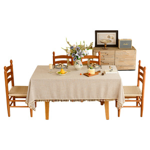 Mantel Nórdico de Color Sólido, Imitación <span class=keywords><strong>Lino</strong></span> y Algodón, Lavable, Impermeable, Resistente al Aceite, de Lujo, para Mesa de Comedor o Café - Product Image 6