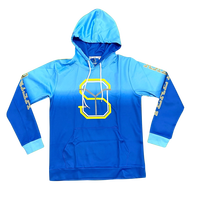 Logo personnalisé équipe sportive hommes teinture légère unisexe 100% polyester réversible pour pull à capuche à impression complète sublimation