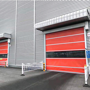 Porta Rapida Morbida di Sicurezza Antipolvere Silenziosa Porta Avvolgibile Invernale Antifreddo per Fabbrica e Magazzino Frigorifero con Telecomando - Product Image 2