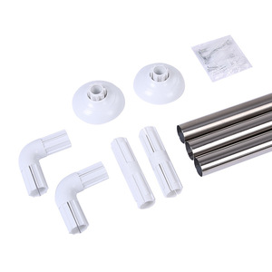 Barras de Acero Inoxidable Tipo U para Cortinas de Ducha, en Blíster, Material Metálico Resistente - Product Image 3