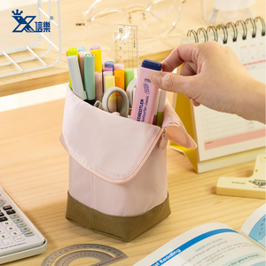 Design speciale logo personalizzato grande capacità penna forniture cancelleria borse porta cerniera in piedi <span class=keywords><strong>astuccio</strong></span> fantasia per bambini - Product Image 1