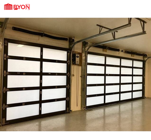<span class=keywords><strong>Porte</strong></span> de <span class=keywords><strong>garage</strong></span> sectionnelle horizontale inclinable résidentielle personnalisée la plus avantageuse, moderne, avec surface finie - Product Image 4
