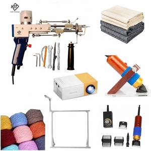 Trong Kho Đầy Đủ Thiết Lập Vải Nhà Sư Vải Sợi Khung Máy Chiếu Tông Đơ Điện Thảm 2 Trong 1 Tufting Kit Cho New Khởi Động Tự Động - Product Image 1
