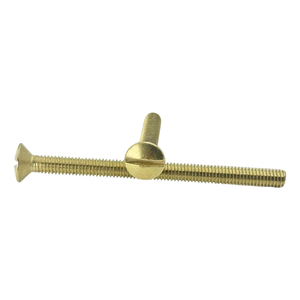 Viti a <span class=keywords><strong>testa</strong></span> ovale in ottone con intaglio DIN964, viti a macchina semisvasate M3 M4 M5 M6, elementi di fissaggio in ottone a <span class=keywords><strong>testa</strong></span> piatta - Product Image 5