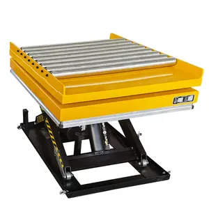 Fornitore della cina durevole trasportatore idraulico a rulli forbici ascensori tavoli con CE ISO