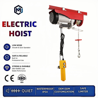 Hoist Konstruksi Listrik Ringan, Perakitan Cepat, Anti Karat, Nirkabel 110V 220V untuk Derek Garasi Bengkel