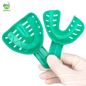 Nha khoa ấn tượng khay nhựa giữ răng khay công cụ autoclavable cho trẻ em người lớn nhỏ trung lớn nha sĩ vật liệu - Product Image 3
