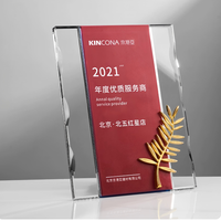 Trophée en cristal personnalisé en gros avec impression UV polie, design gravé étanche pour les sports et les jeux
